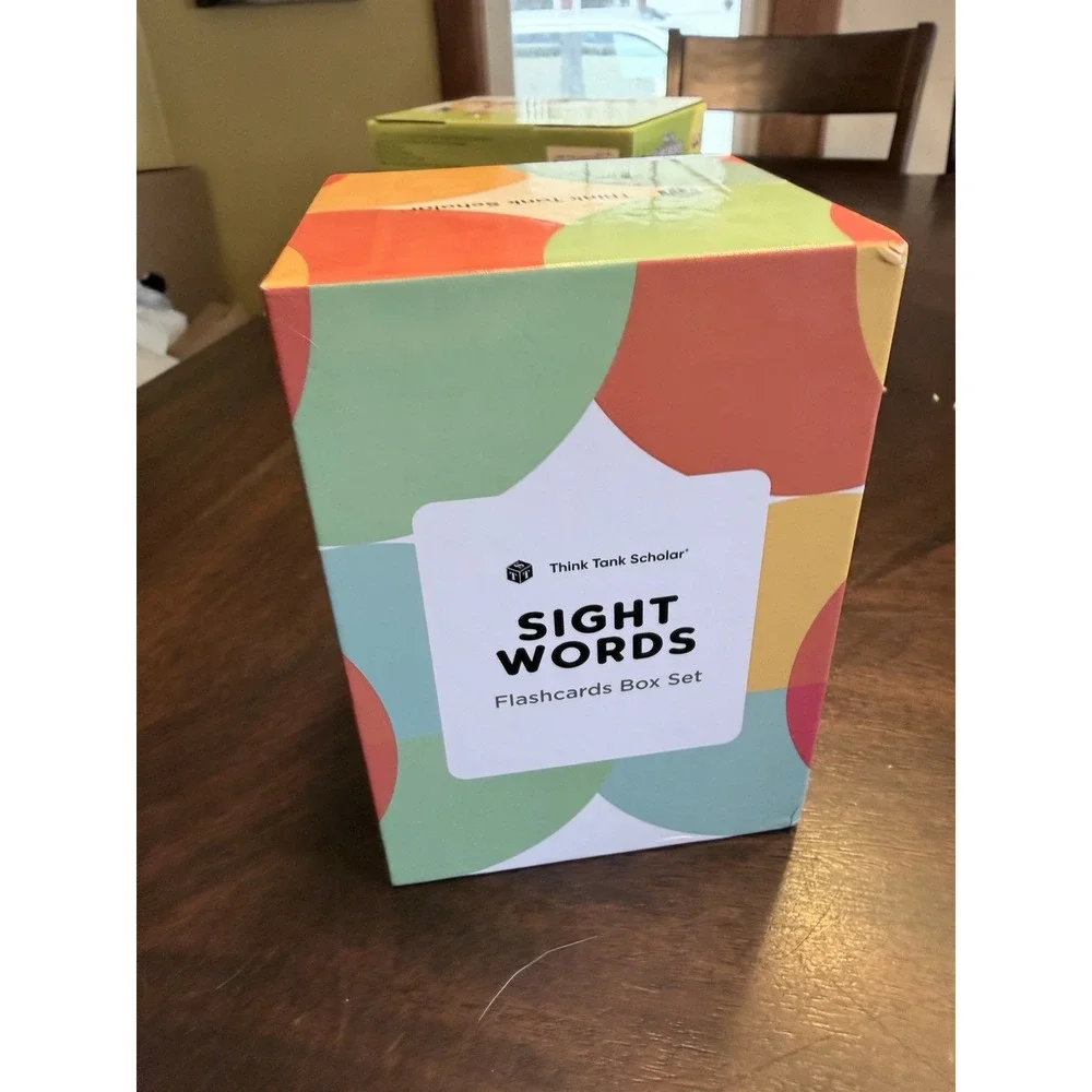 Think Tank Scholar Sight Words Flash Card Box Set Grades Prek-3